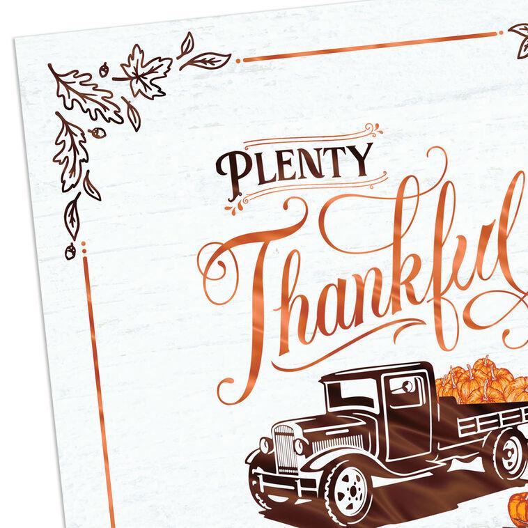 Hallmark A Season Filled With Blessing Thanksgiving Card