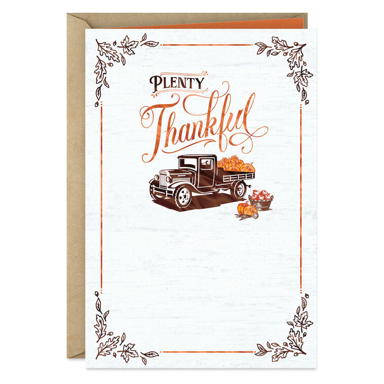 hallmark A Season Filled With Blessing Thanksgiving Card