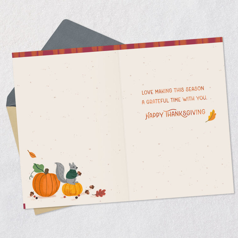 Hallmark A Season Of Love And Gratitude Thanksgiving Card For Brother