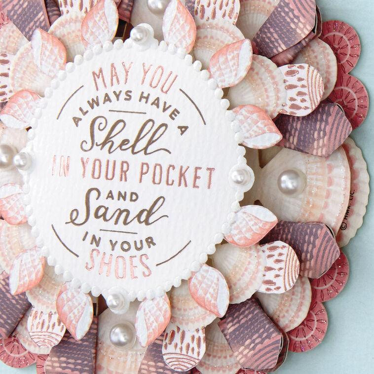 Hallmark A Shell In Your Pocket Birthday Card With Detachable Wreath