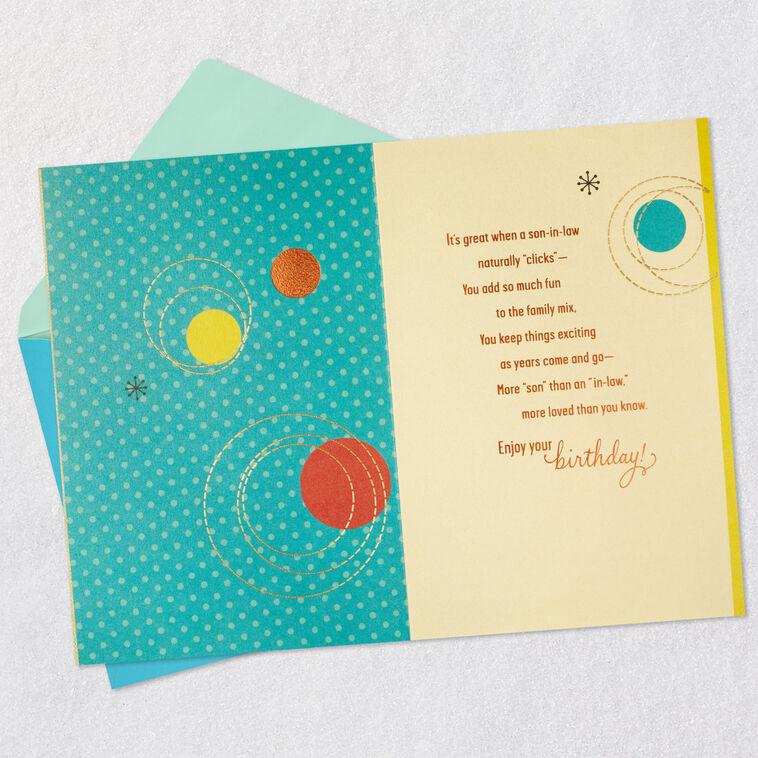 Hallmark A Son-in-Law Who Naturally Clicks Birthday Card