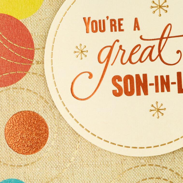 Hallmark A Son-in-Law Who Naturally Clicks Birthday Card
