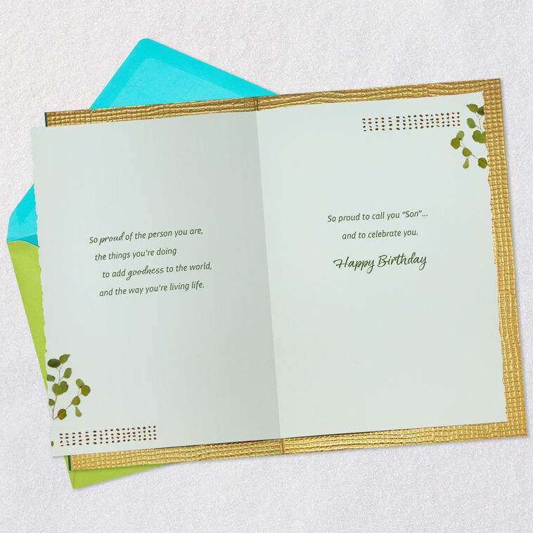 Hallmark A Son Teaches You So Much Birthday Card For Son