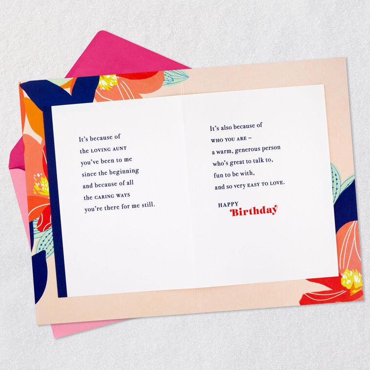 Hallmark A Special Connection Birthday Card For Aunt