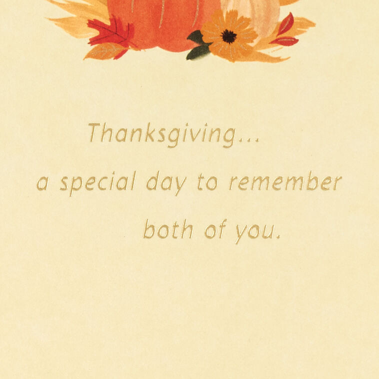 Hallmark A Special Day To Feel Grateful Thanksgiving Card For Both