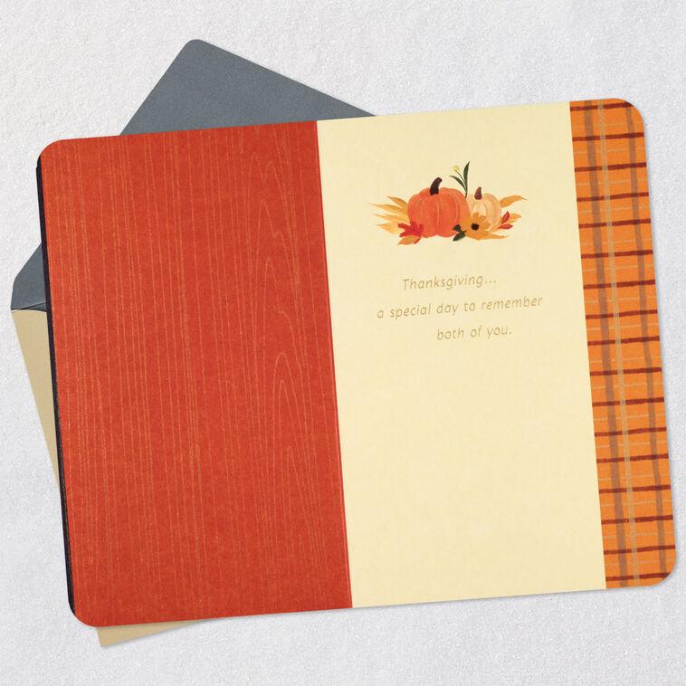 Hallmark A Special Day To Feel Grateful Thanksgiving Card For Both
