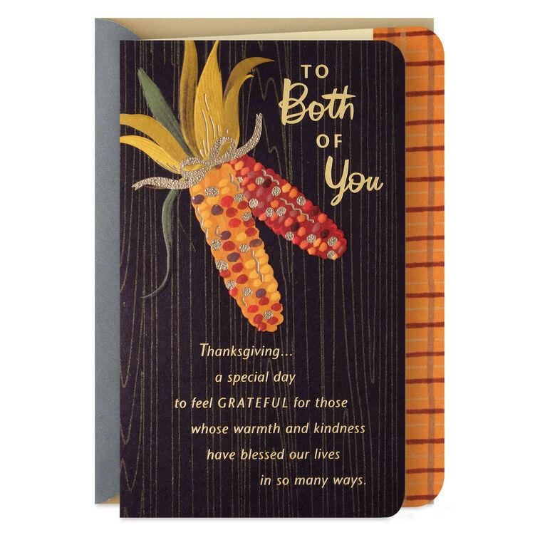 hallmark A Special Day to Feel Grateful Thanksgiving Card for Both