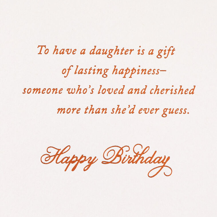 Hallmark A Special Kind Of Pride Birthday Card For Daughter