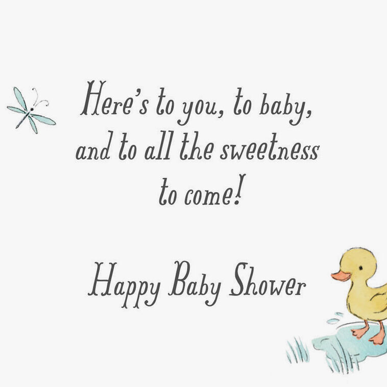 Hallmark A Sprinkle Of Wishes And Love Baby Shower Card