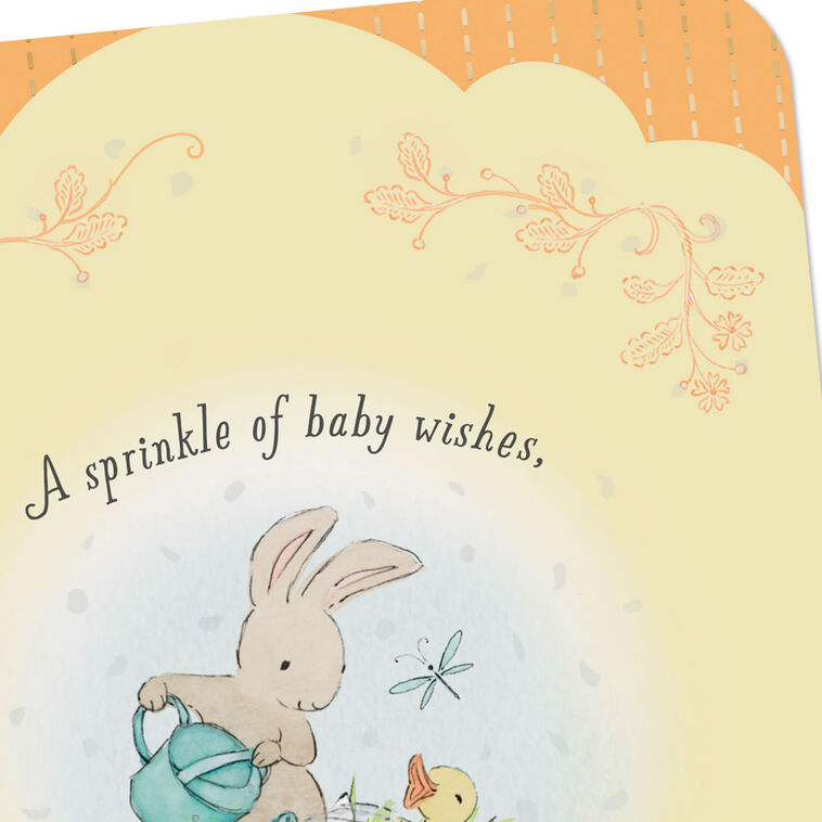 Hallmark A Sprinkle Of Wishes And Love Baby Shower Card