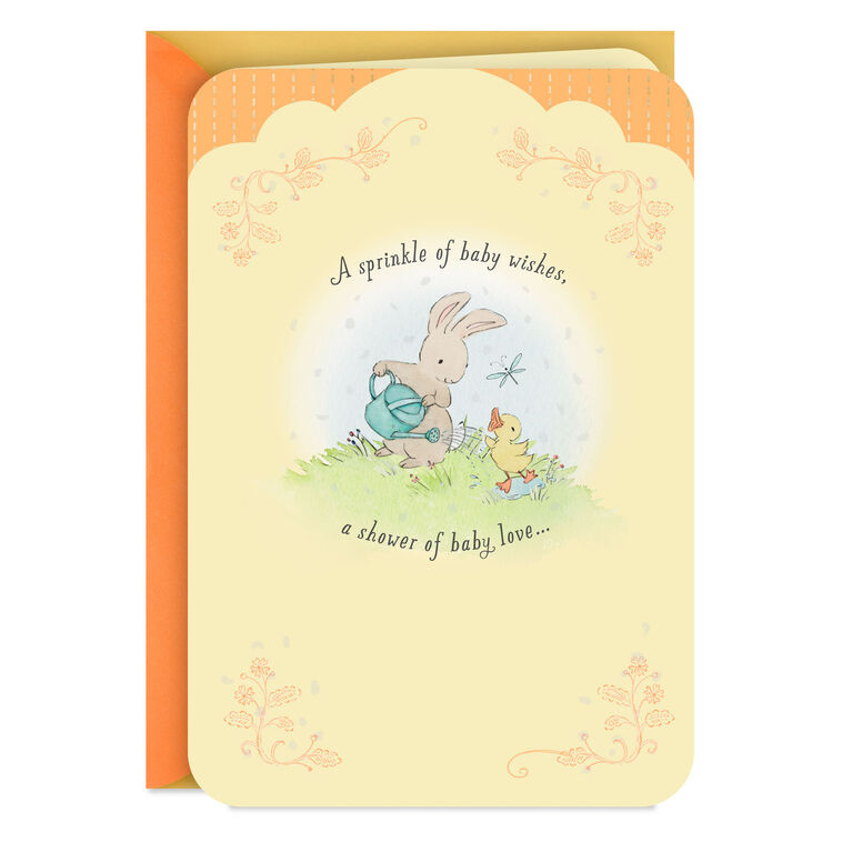 hallmark A Sprinkle of Wishes and Love Baby Shower Card