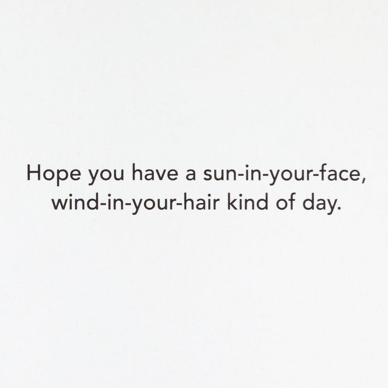 Hallmark A Sun-in-Your-Face Kind Of Day Funny Birthday Card