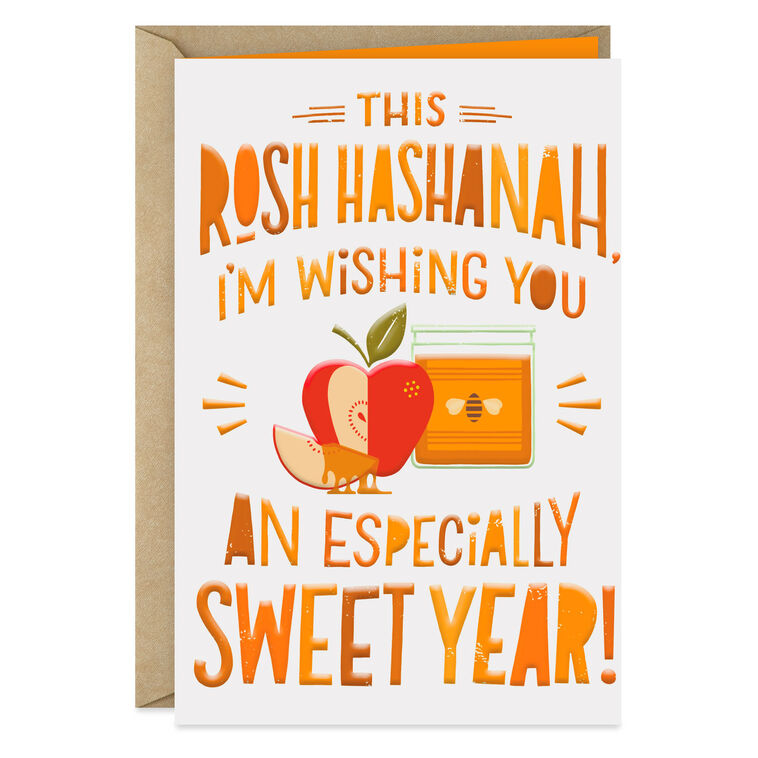 hallmark A Super Sweet Year Funny Rosh Hashanah Card