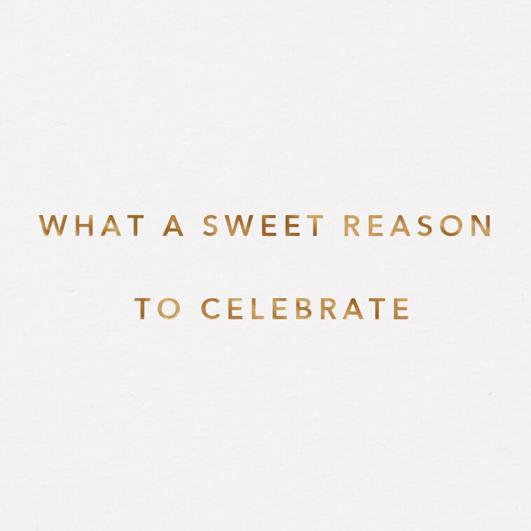 Hallmark A Sweet Reason To Celebrate New Baby Girl Card