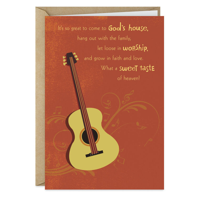 hallmark A Sweet Taste of Heaven Religious Clergy Appreciation Card