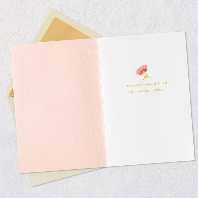 Hallmark A Thousand Wishes Floral Cake Birthday Card