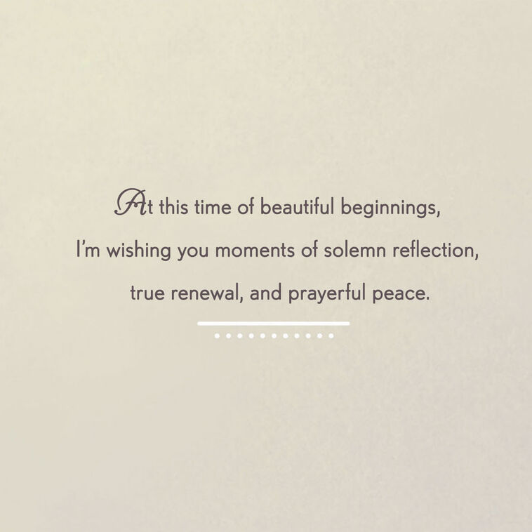 Hallmark A Time Of Beautiful Beginnings Yom Kippur Card