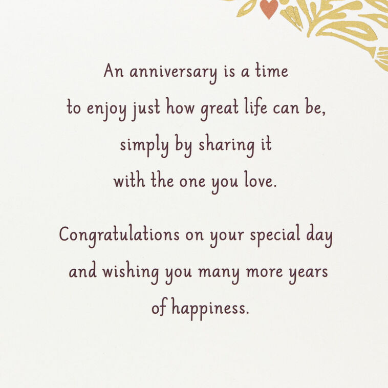 Hallmark A Time To Remember Anniversary Card With Photo Frame Magnet