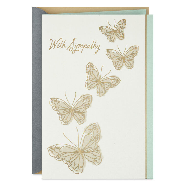 hallmark A Trail of Beautiful Memories Sympathy Card