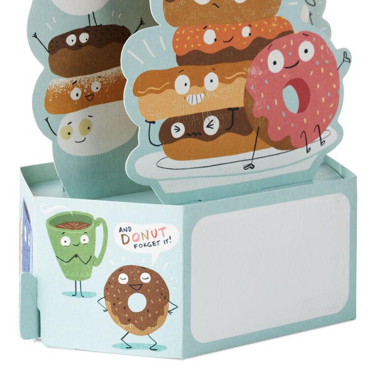 Hallmark A Whole Latte Awesome Funny 3D Pop-Up Gift Card Holder