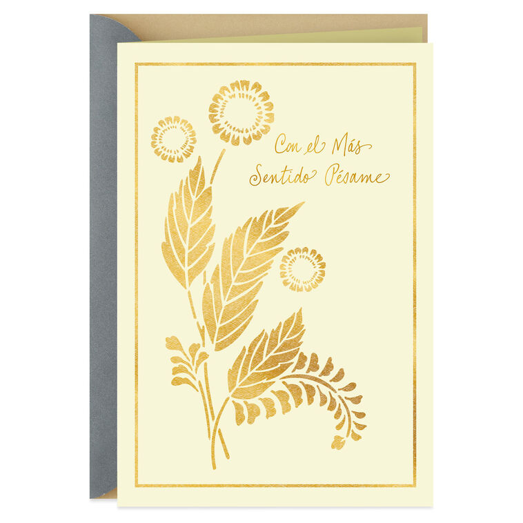 hallmark A Wish for Peace and Comfort Spanish-Language Sympathy Card