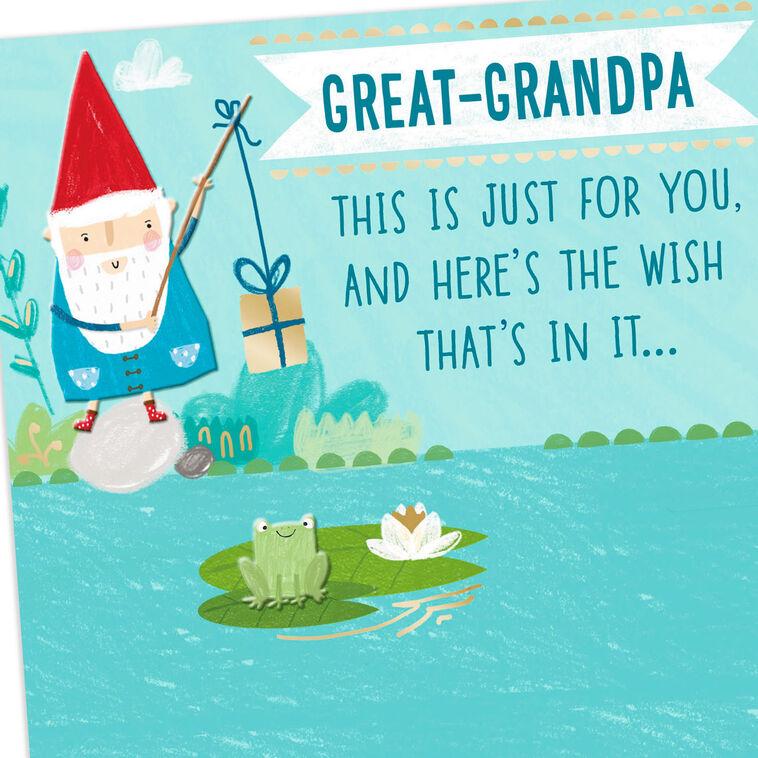 Hallmark A Wish Just For You Birthday Card For Great-Grandpa