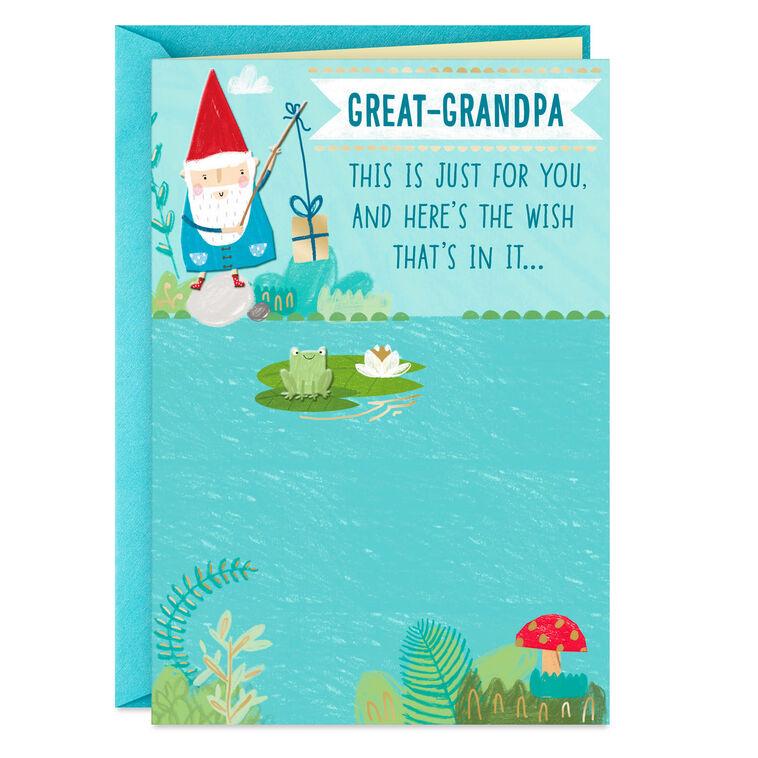 hallmark A Wish Just for You Birthday Card for Great-Grandpa