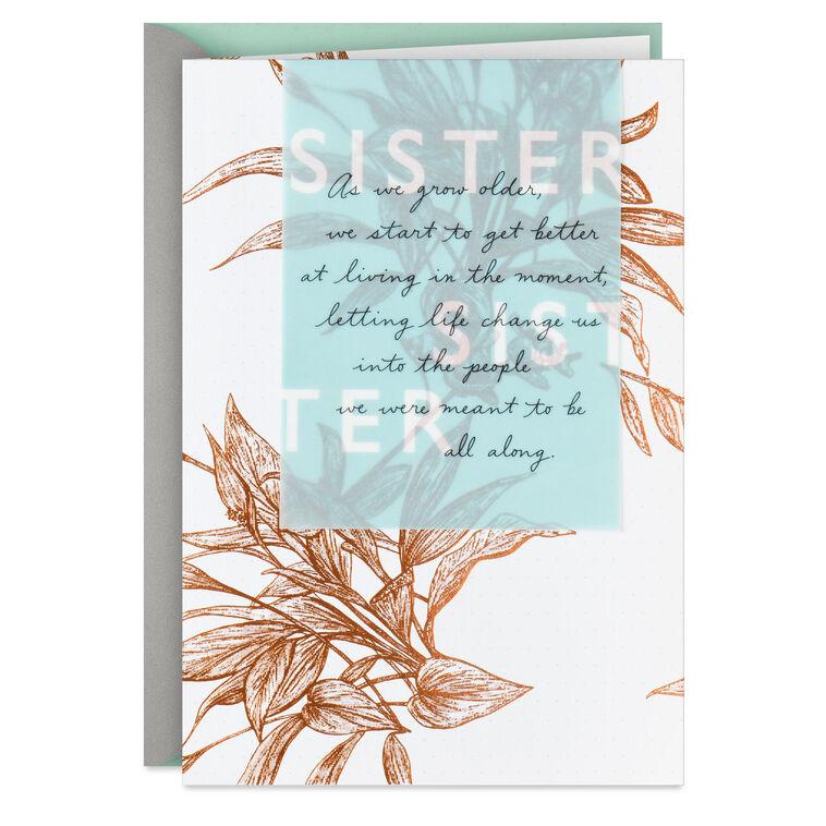 hallmark A Woman of Strength and Joy Birthday Card for Sister