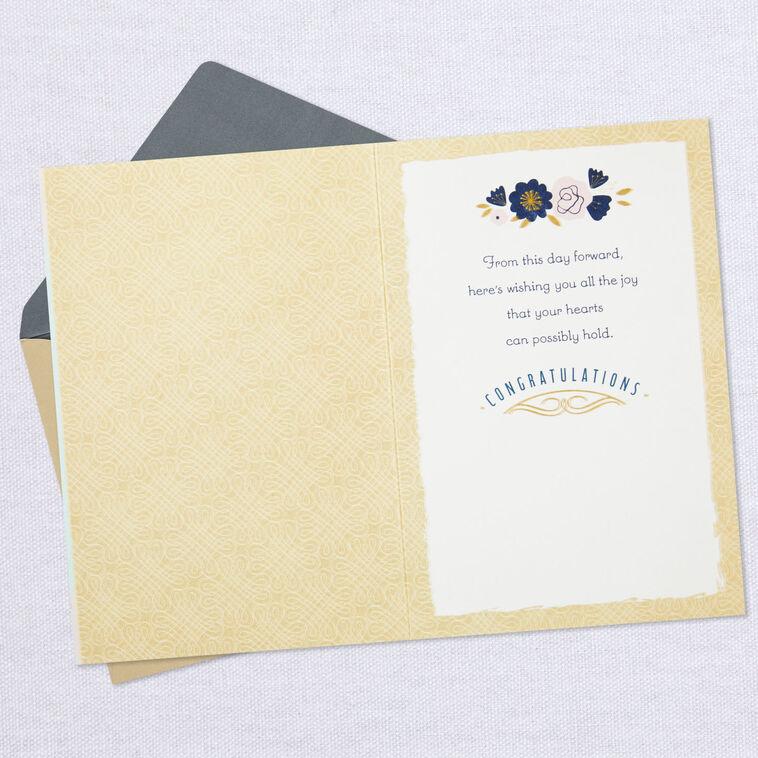 Hallmark A Wonderful Day Wedding Card For Niece And Her Husband