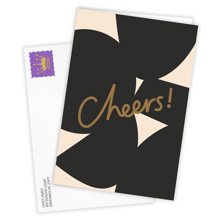 Hallmark Abstract Cheers Custom Congratulations Card