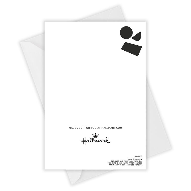 Hallmark Abstract Cheers Custom Congratulations Card