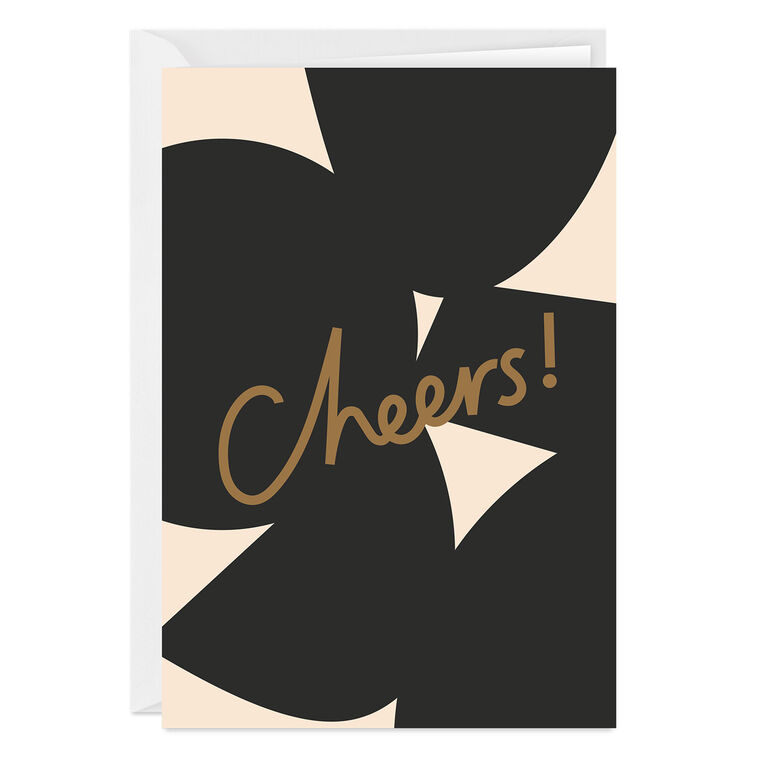 hallmark Abstract Cheers Custom Congratulations Card