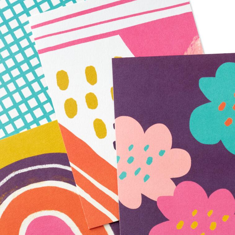 Hallmark Abstract Doodles And Dots Boxed Blank Note Cards Pack Of 48