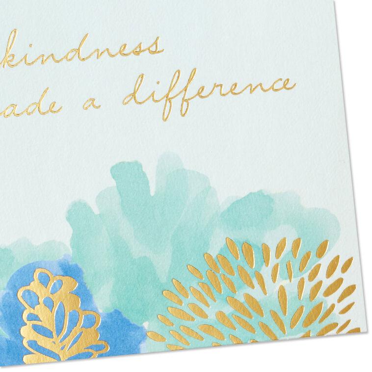 Hallmark Abstract Flowers On Blue Boxed Blank Thank-You Notes Pack Of 10