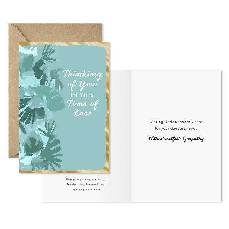 Hallmark Abstract Nature Religious Sympathy Cards Pack Of 10
