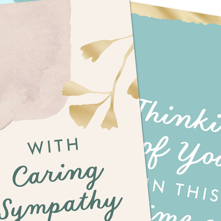 Hallmark Abstract Nature Religious Sympathy Cards Pack Of 10