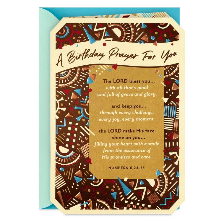 hallmark Abundant Blessings to You Religious Birthday Card