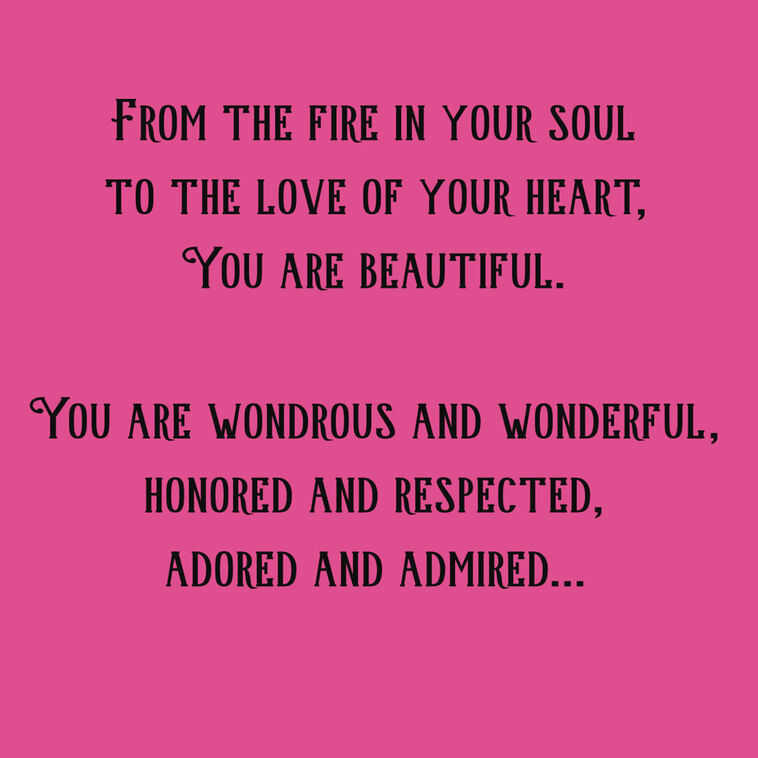 Hallmark Adored And Admired Birthday Card For Mother