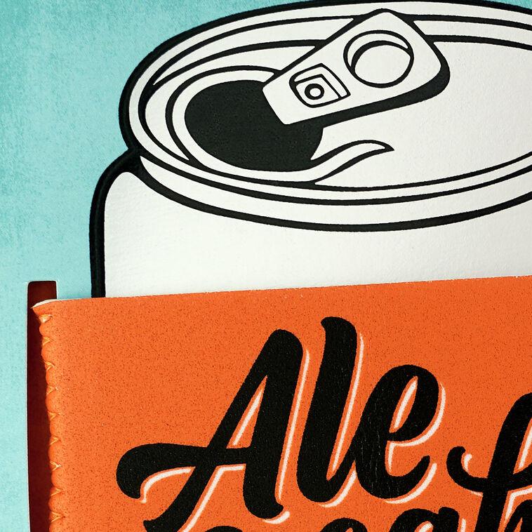 Hallmark Ale Yeah Funny Birthday Card With Can Cooler