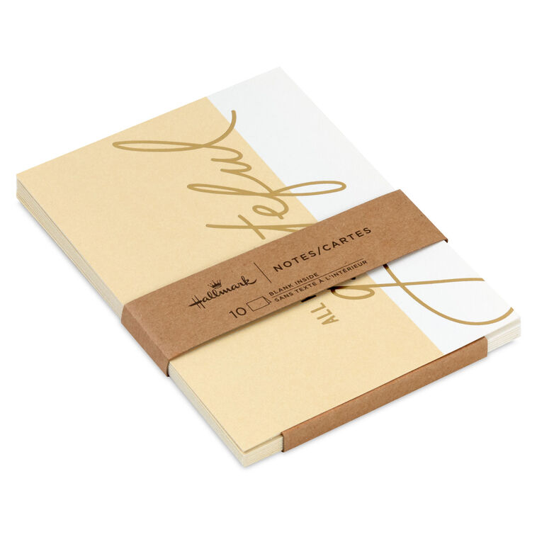 hallmark All Kinds of Grateful Blank Thank You Notes Pack of 10