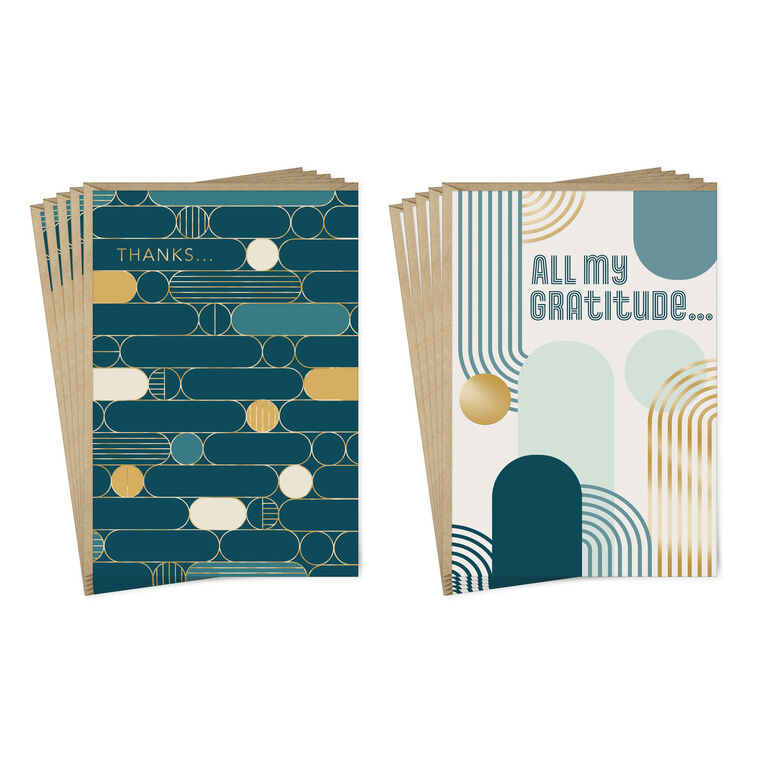 hallmark All My Gratitude Thank You Cards Pack of 10