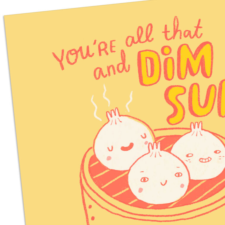 Hallmark All That And Dim Sum Funny Encouragement Card
