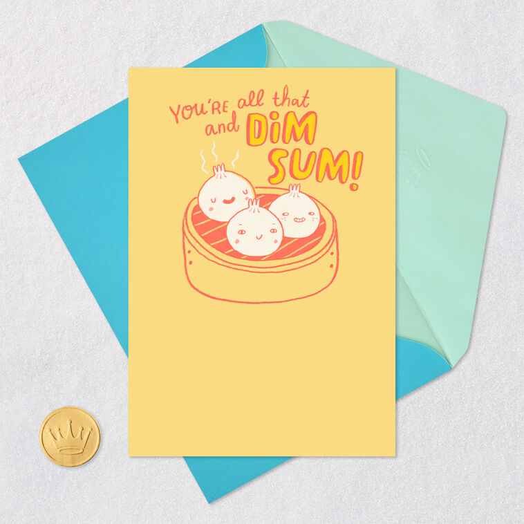 Hallmark All That And Dim Sum Funny Encouragement Card