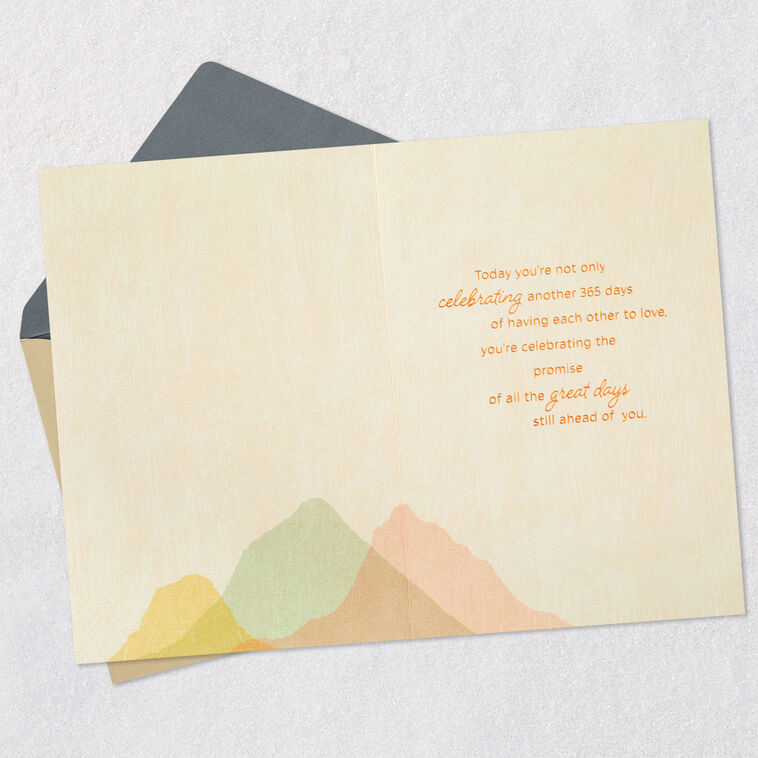 Hallmark All The Celebrating Anniversary Card For Son And Spouse