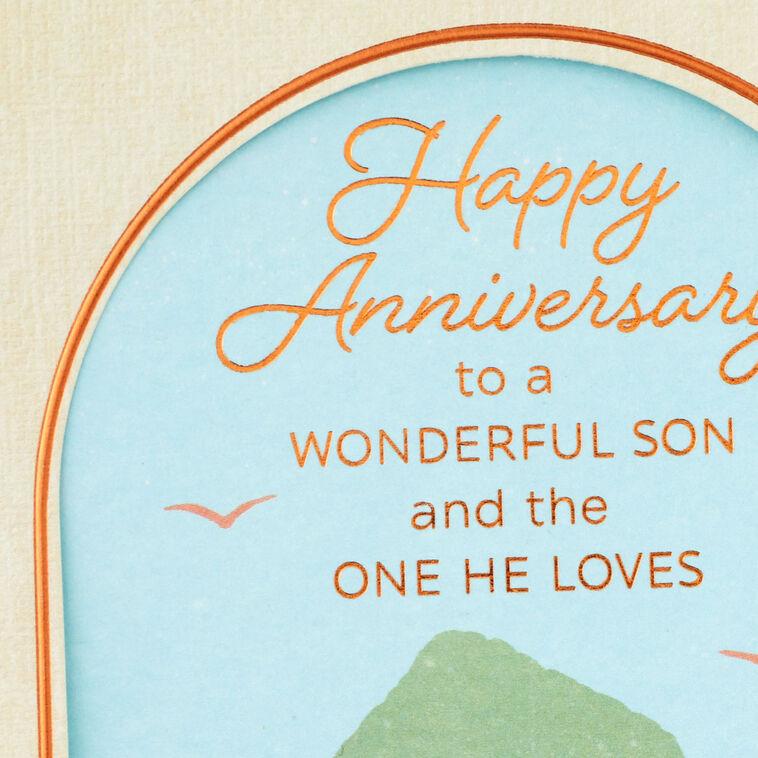 Hallmark All The Celebrating Anniversary Card For Son And Spouse