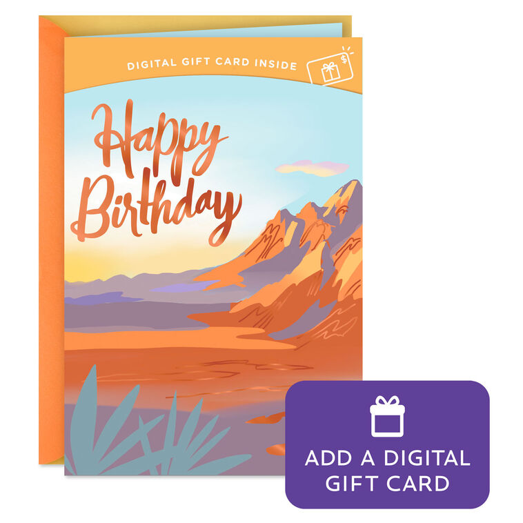 hallmark All the Happiness in the World Gift Card Greeting Birthday Card