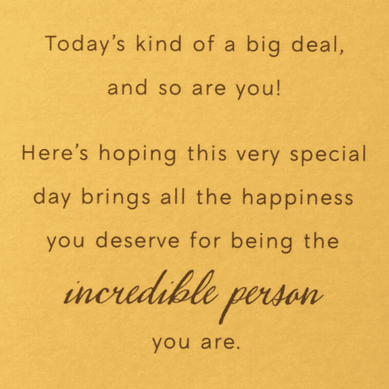 Hallmark All The Happiness You Deserve Year Of The Monkey Birthday Card