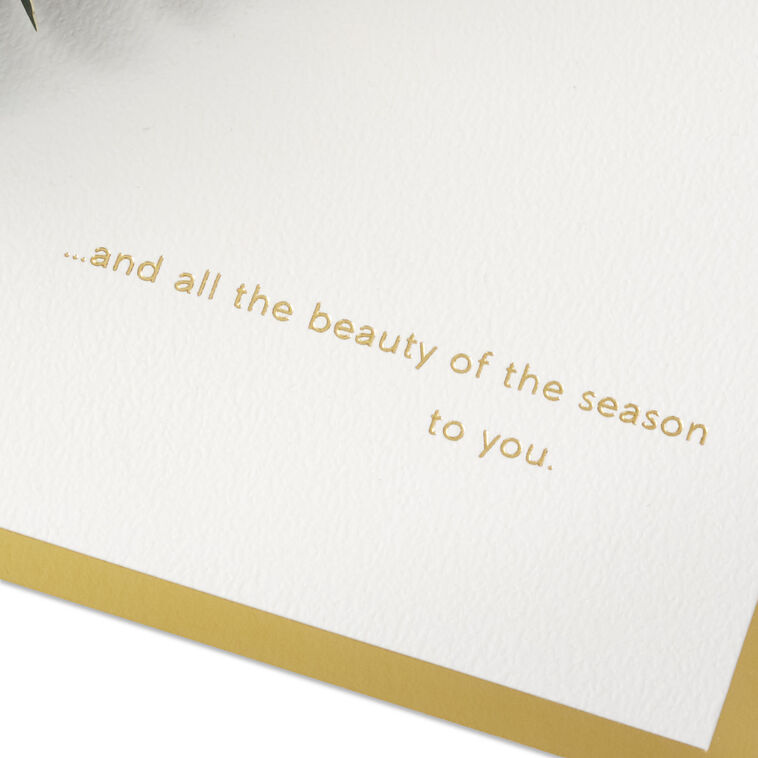 Hallmark All The Joy Flower Bouquet 3D Pop-Up Holiday Card