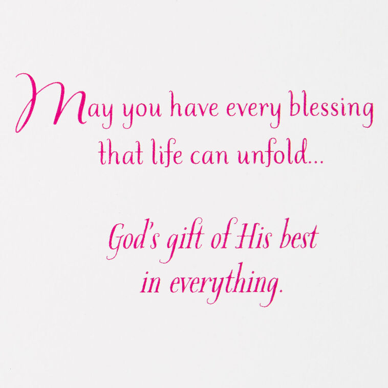 Hallmark All The Joy Your Heart Can Hold Religious Birthday Card For Aunt