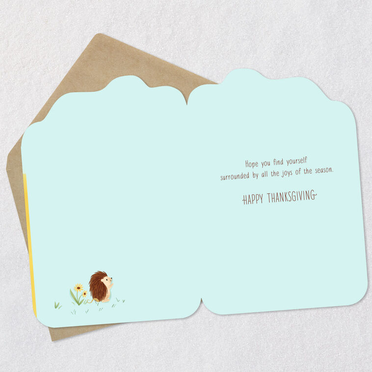 Hallmark All The Joys Of The Season Thanksgiving Card From Us